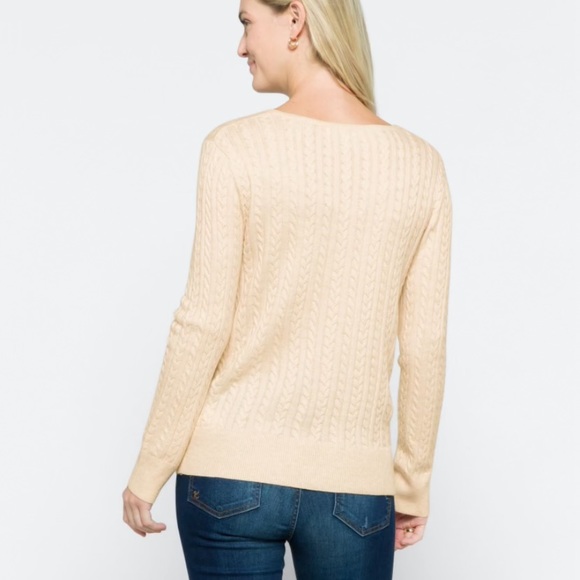 41 Hawthorn Kellie cable knit large Stitch Fix EUC - Picture 3 of 3